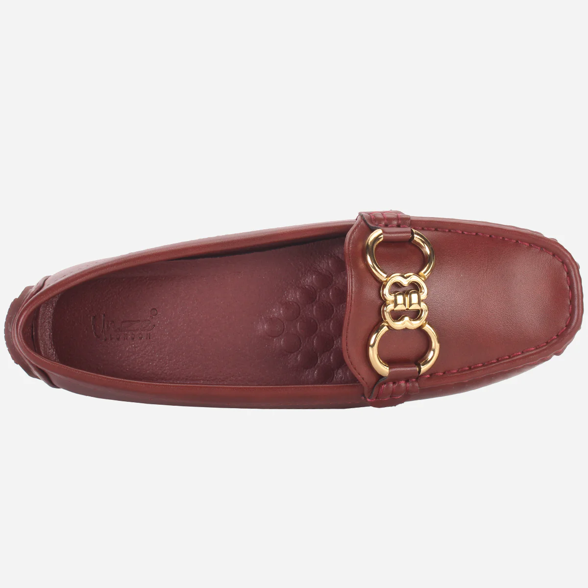 Womens "KITTO" Flat Comfy Slide In Moccasins - Image 4