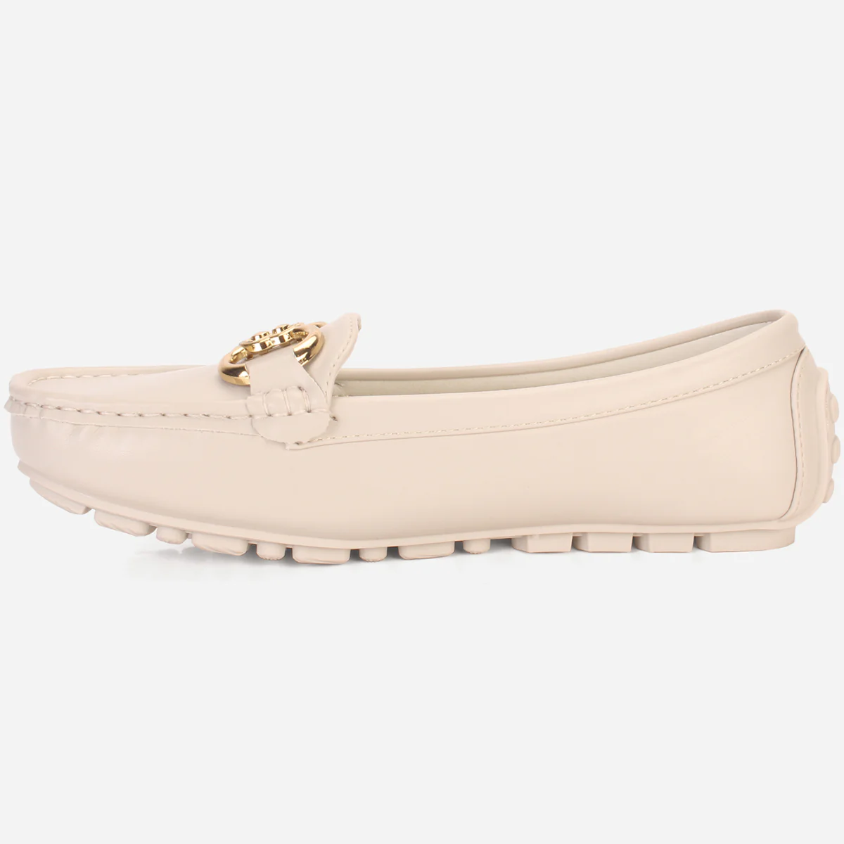 Womens "KITTO" Flat Comfy Slide In Moccasins - Image 3