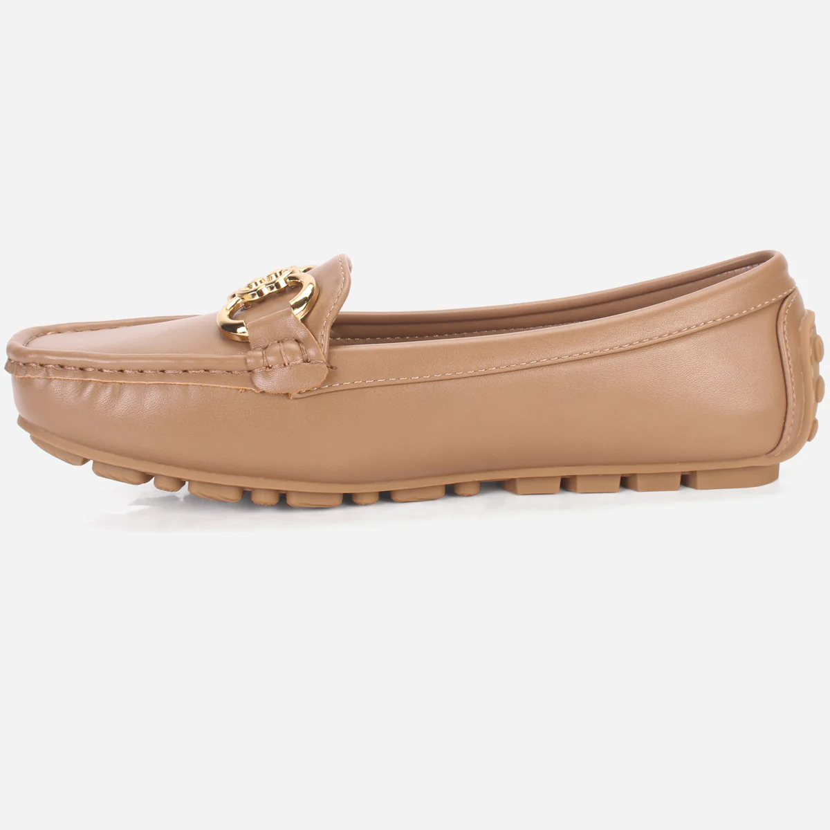 Womens "KITTO" Flat Comfy Slide In Moccasins - Image 3
