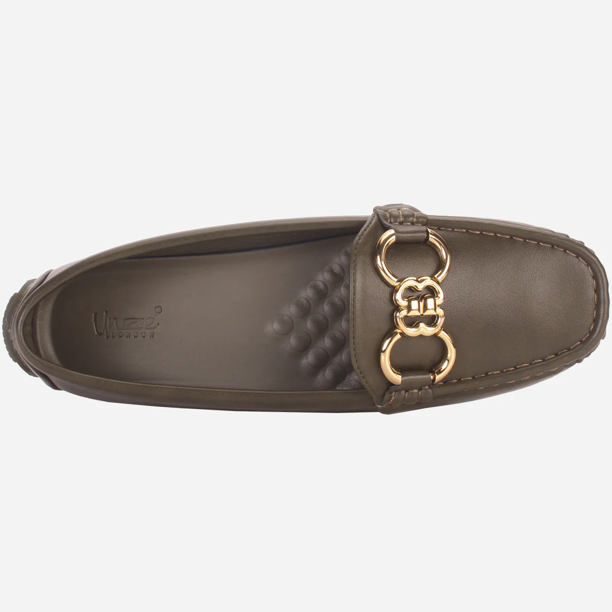 Womens "KITTO" Flat Comfy Slide In Moccasins - Image 4