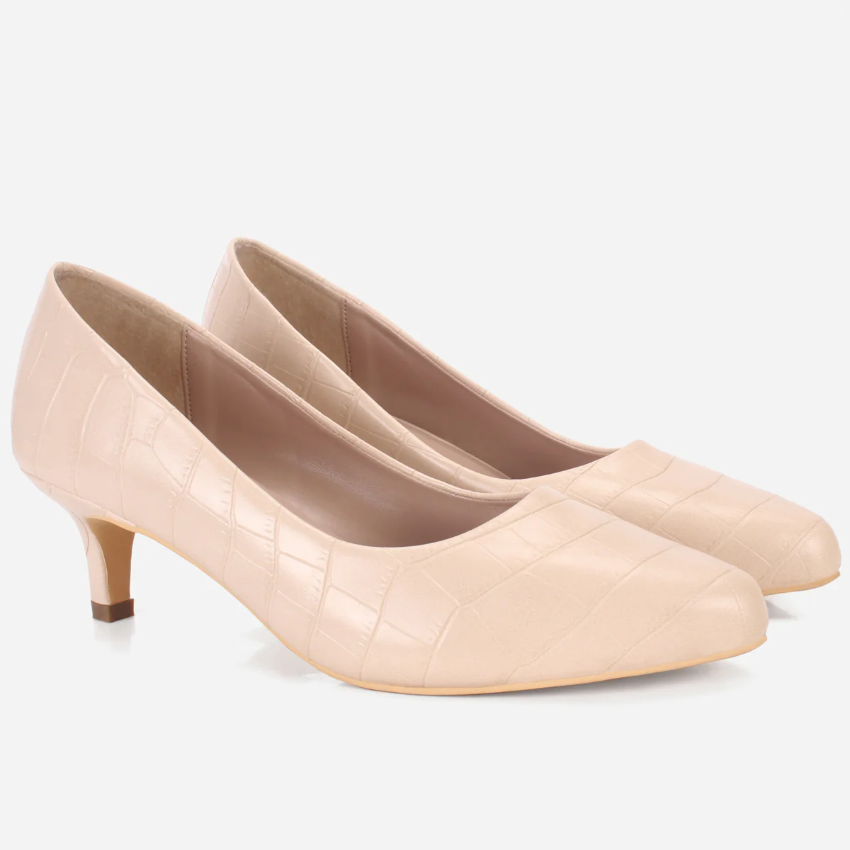 Womens "KOAMI" Kitten Heel Comfy Courts - Image 2