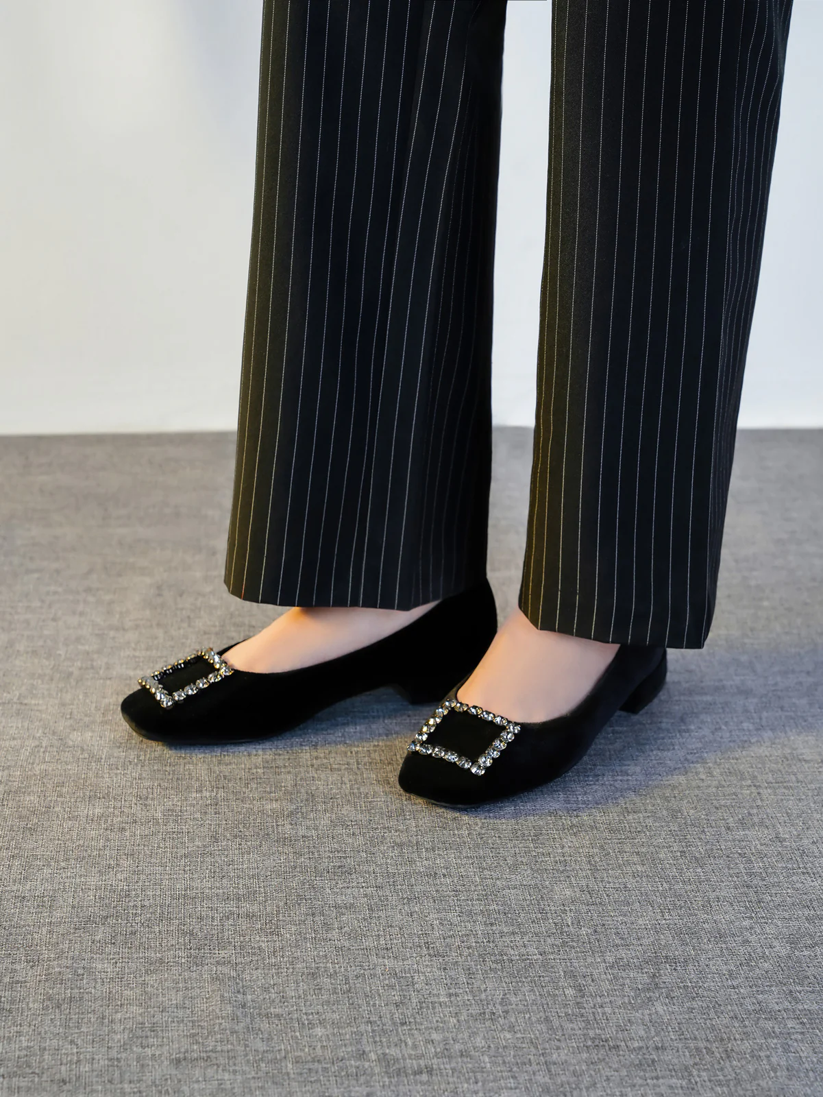 Women's "KOZUE" Buckled Detailing Ballerinas