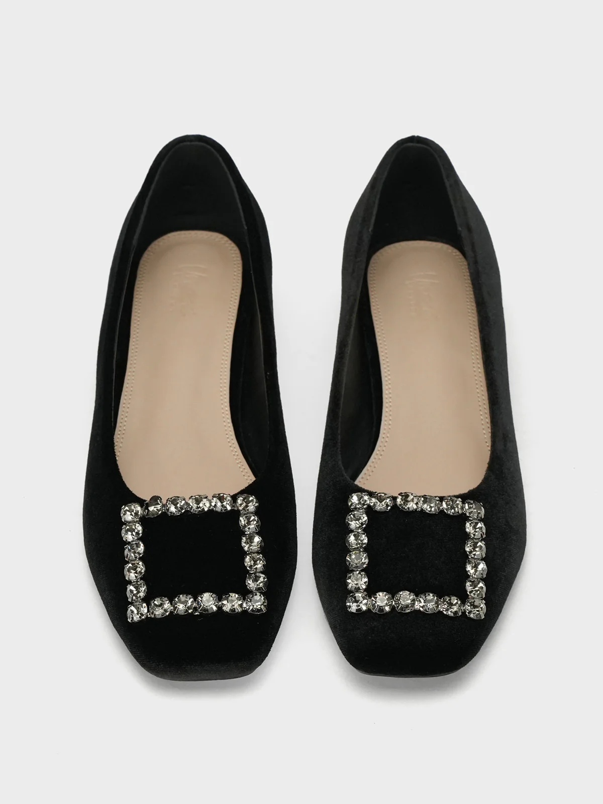 Women's "KOZUE" Buckled Detailing Ballerinas - Image 8