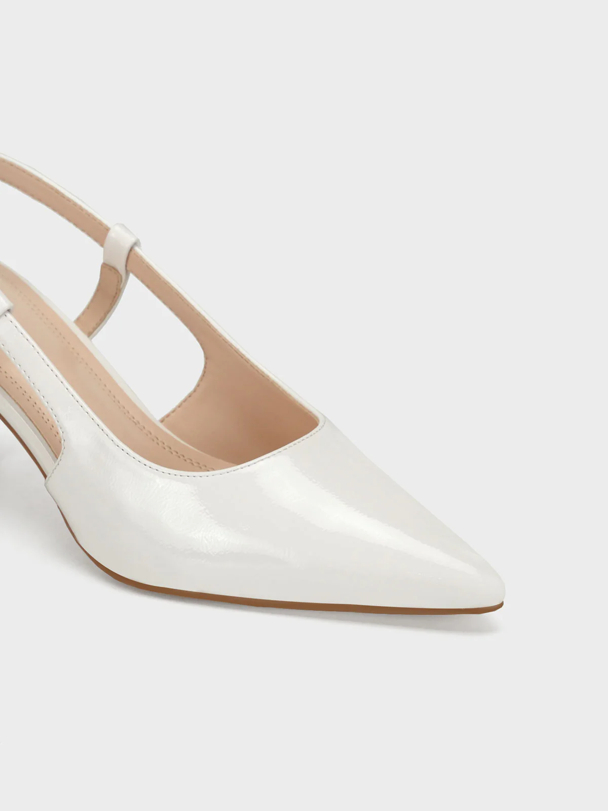 Womens "KOZUE" Pointy Slingback Sandals - Image 6