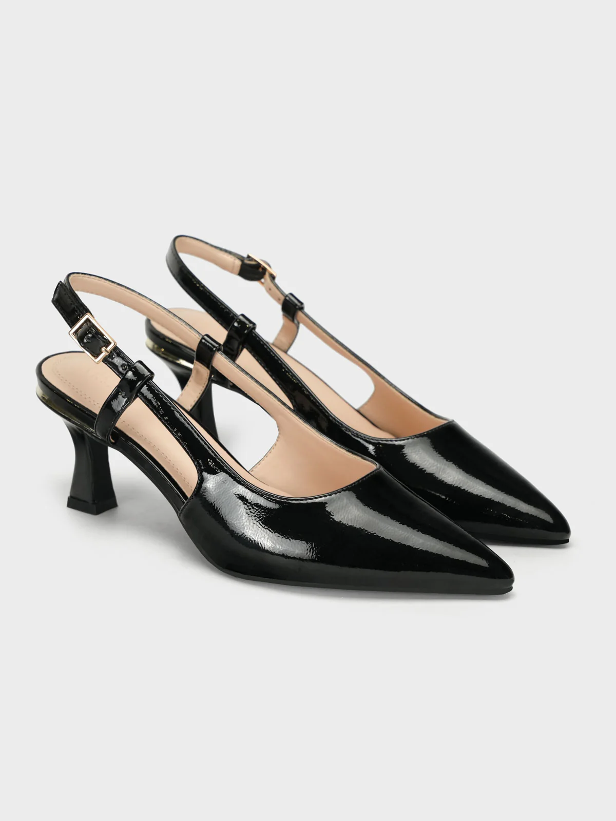 Womens "KOZUE" Pointy Slingback Sandals - Image 4
