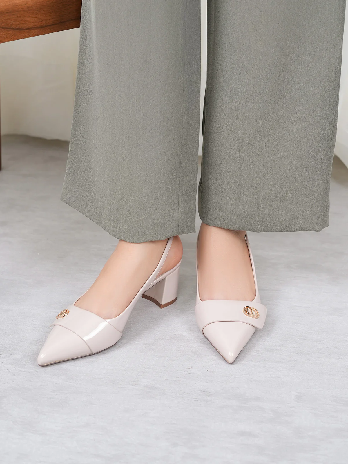 Womens "LANA" Block Heels Sandals