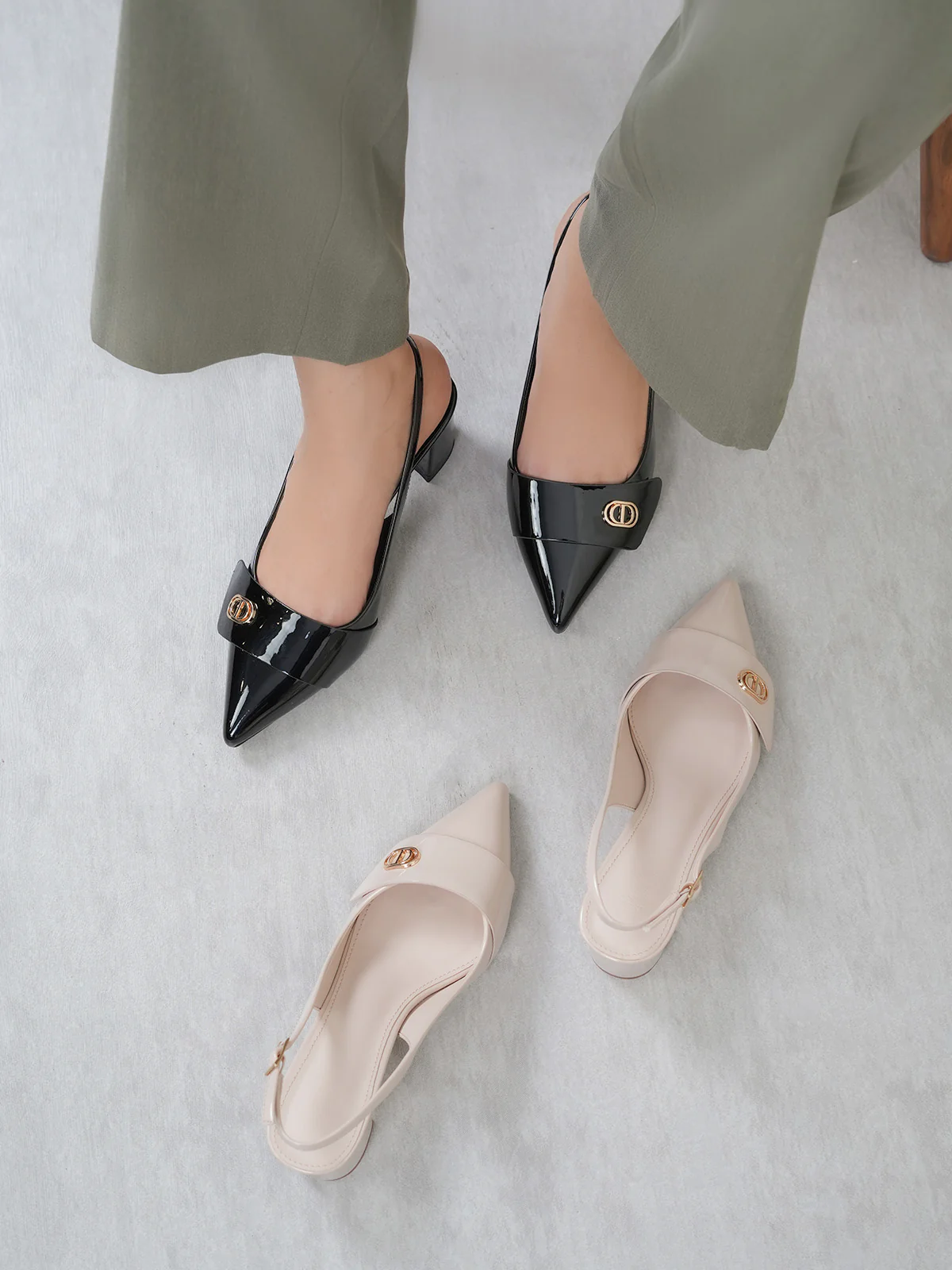 Womens "LANA" Block Heels Sandals - Image 6