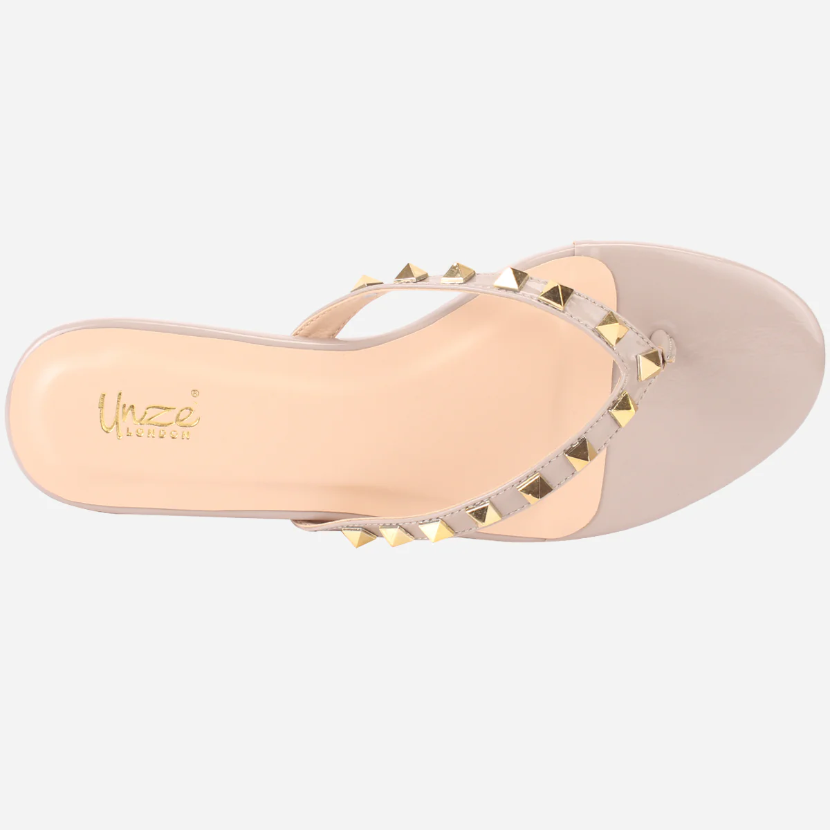 Womens "LEILI" Stud Detailing Summer Slippers - Image 4