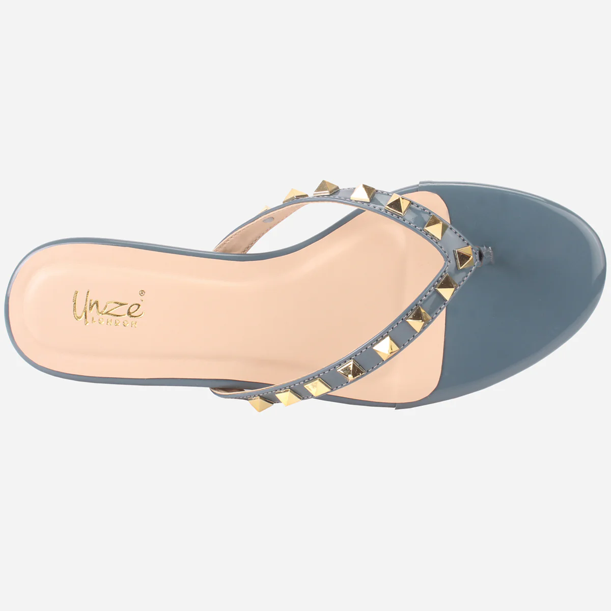 Womens "LEILI" Stud Detailing Summer Slippers - Image 4