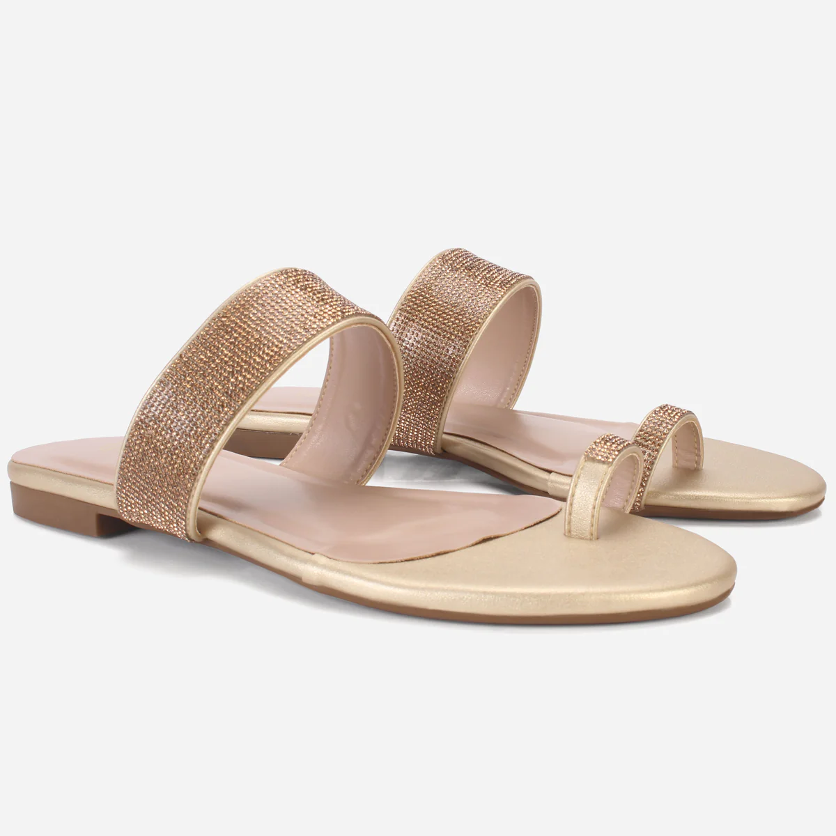 Women's "LEXI" Decorated Toe Ring Summer Slippers - Image 2