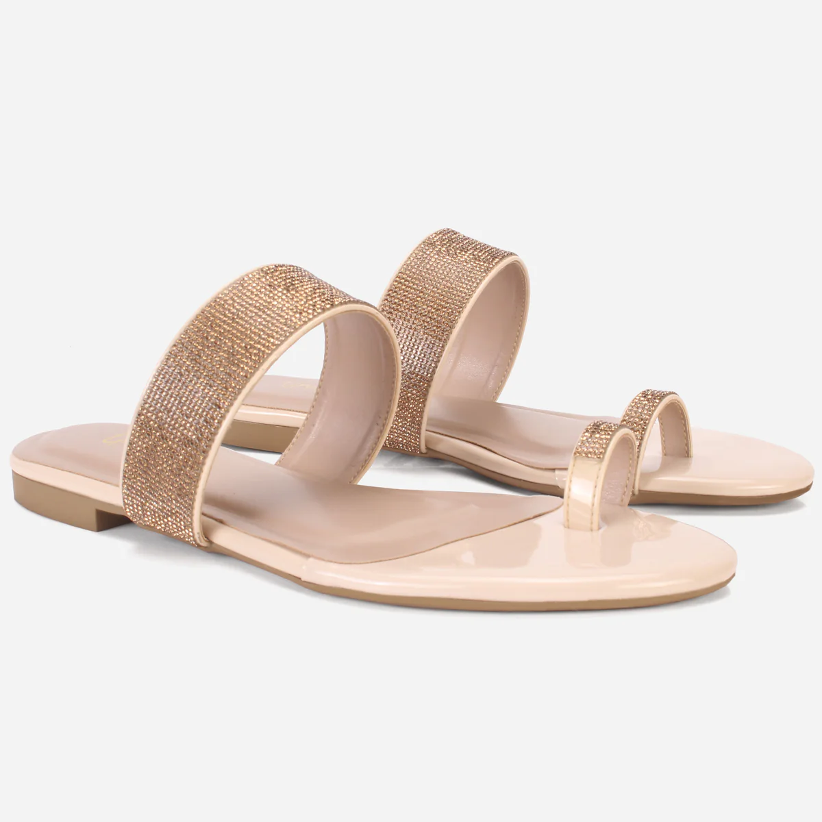 Women's "LEXI" Decorated Toe Ring Summer Slippers - Image 2