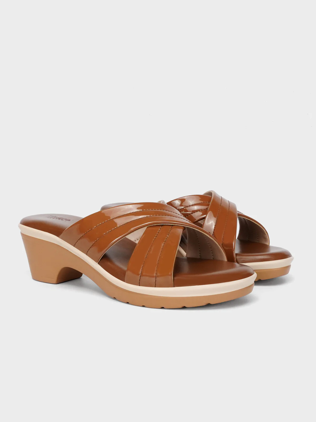 Women's "LIAMA" Crossover Comfort Slippers - Image 2
