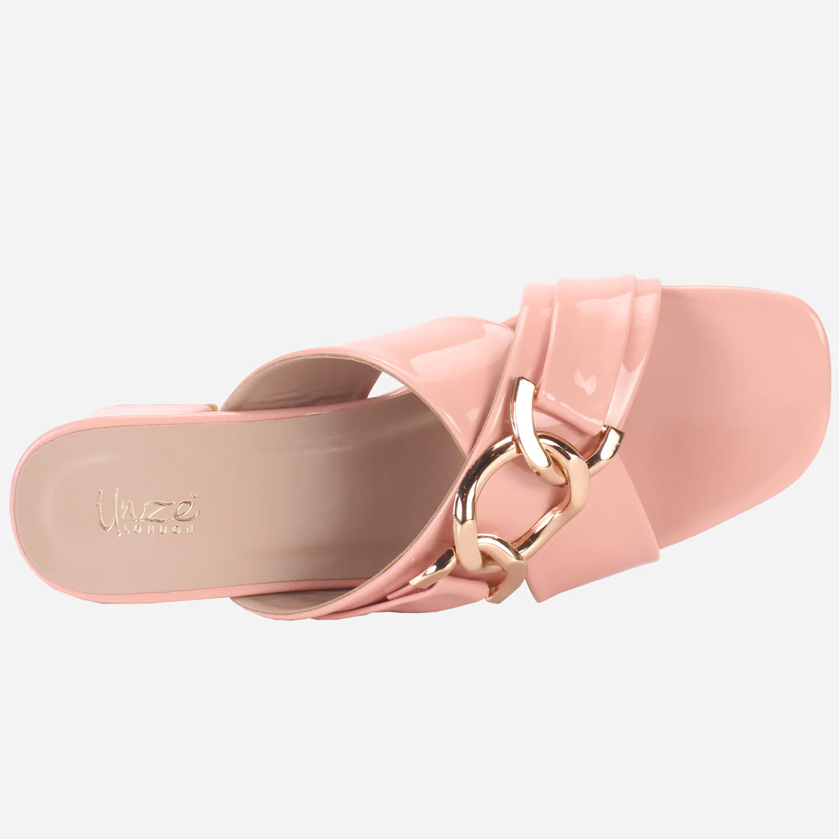 Womens "LINNLY" Block Heeled Sandals - Image 4