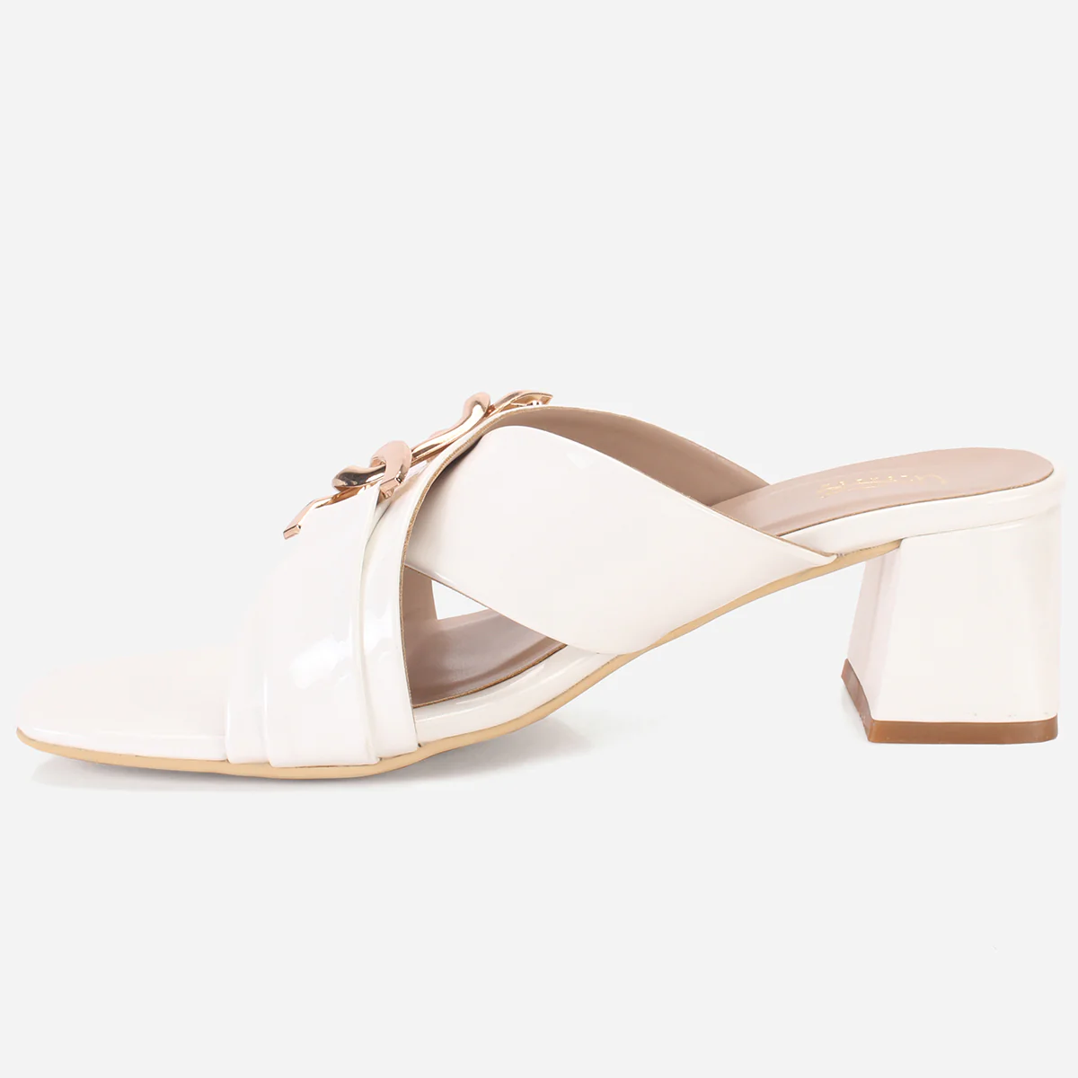 Womens "LINNLY" Block Heeled Sandals - Image 3