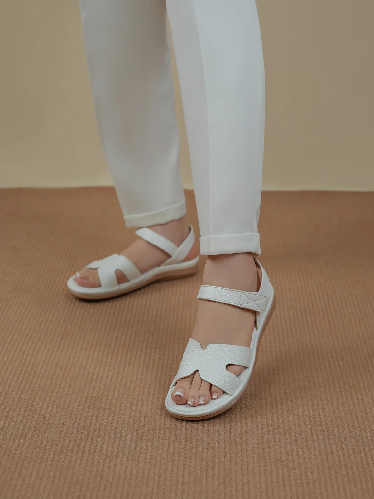 Womens "LIONA" Comfy Soft Casual Sandals - Image 3