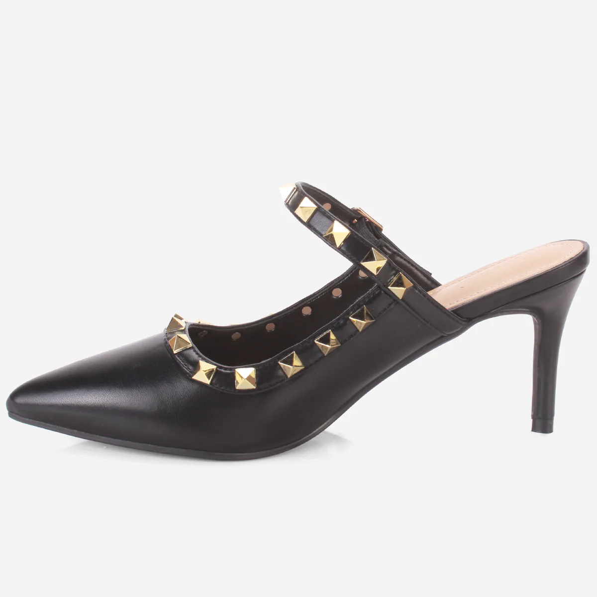 Women's "LIZA" Studs Accented Sandals - Image 3