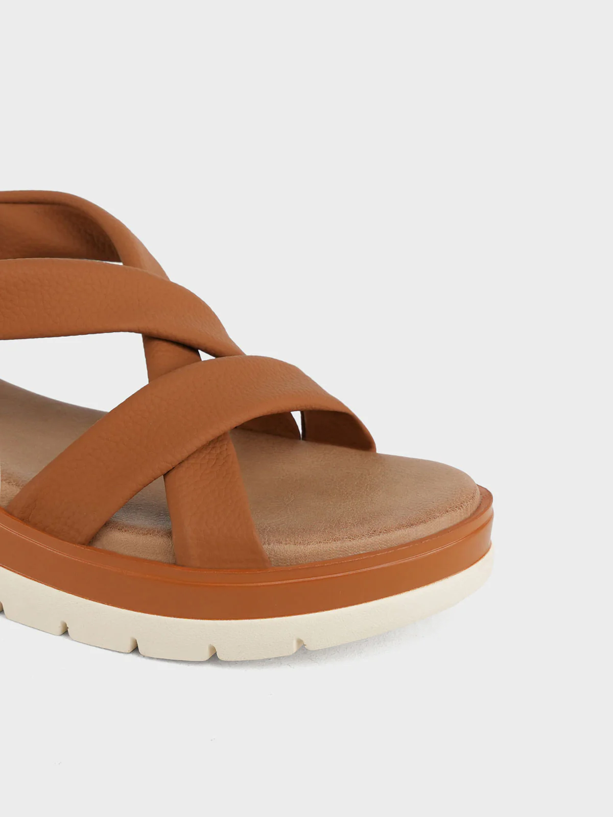 Womens "LUELLA" Casual Cross Over Sandals - Image 4