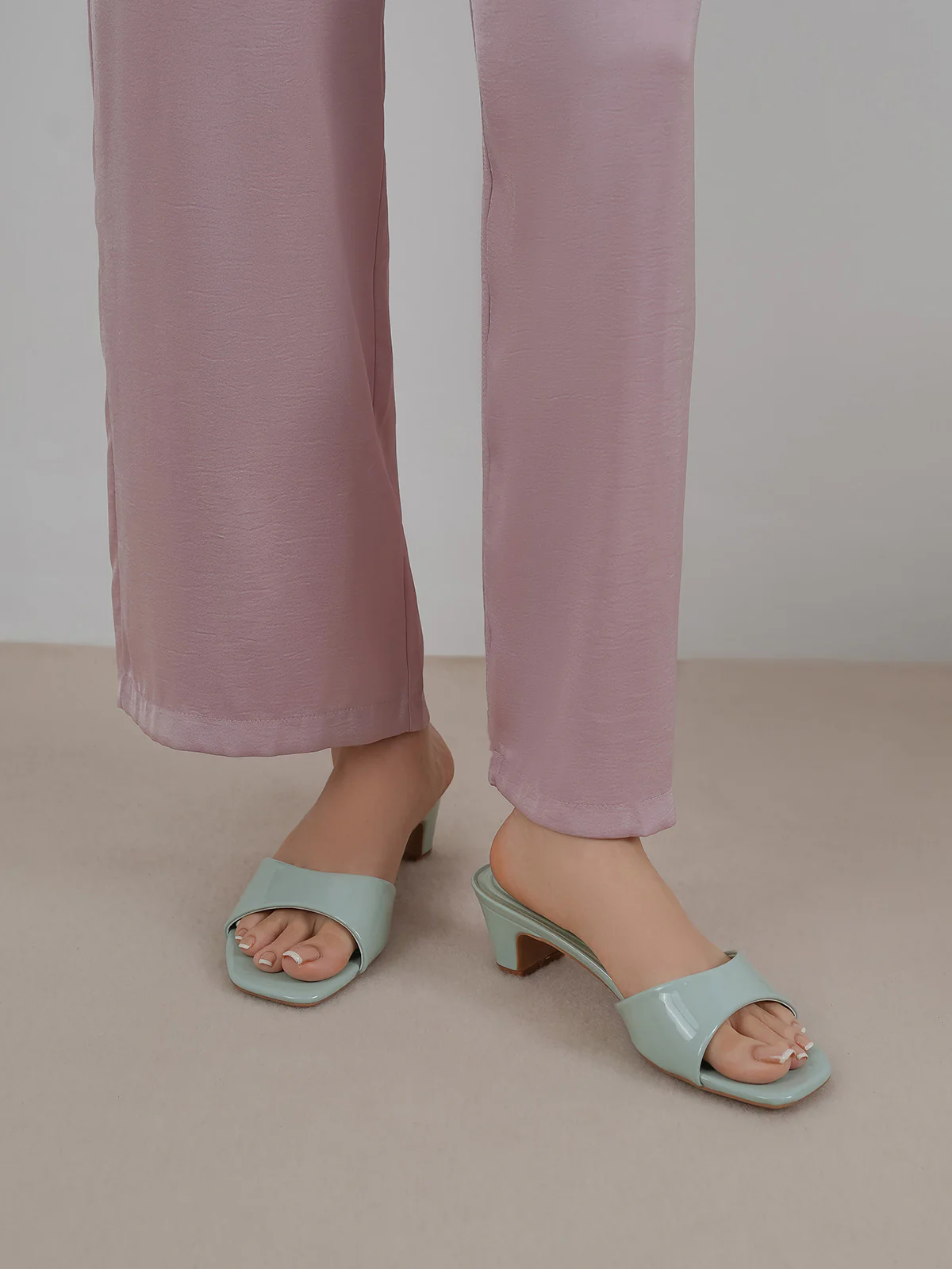 Womens "LUNA" Block Heels Sandals