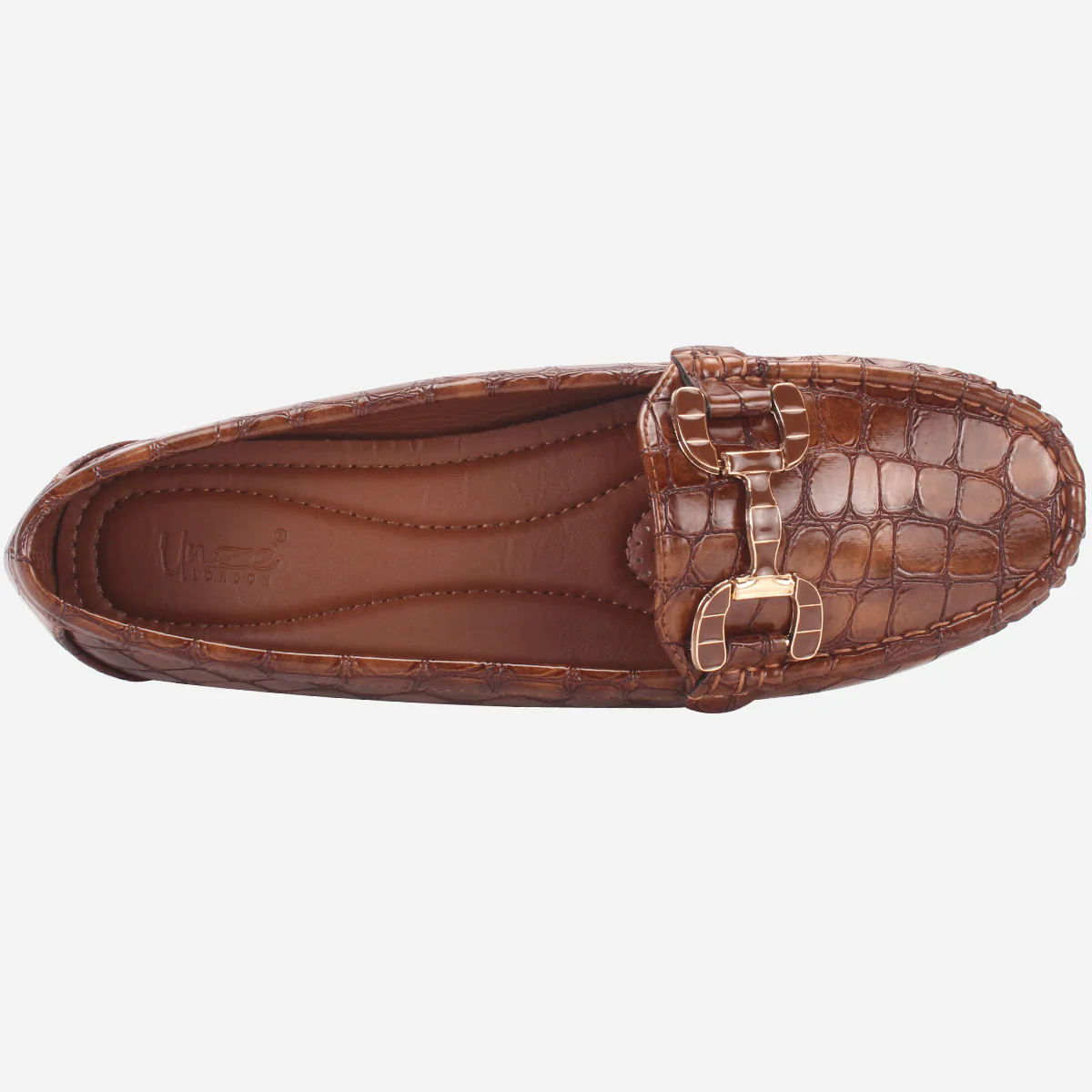 Womens "MAEYRUM" Flat Comfy Slide In Moccasins - Image 4