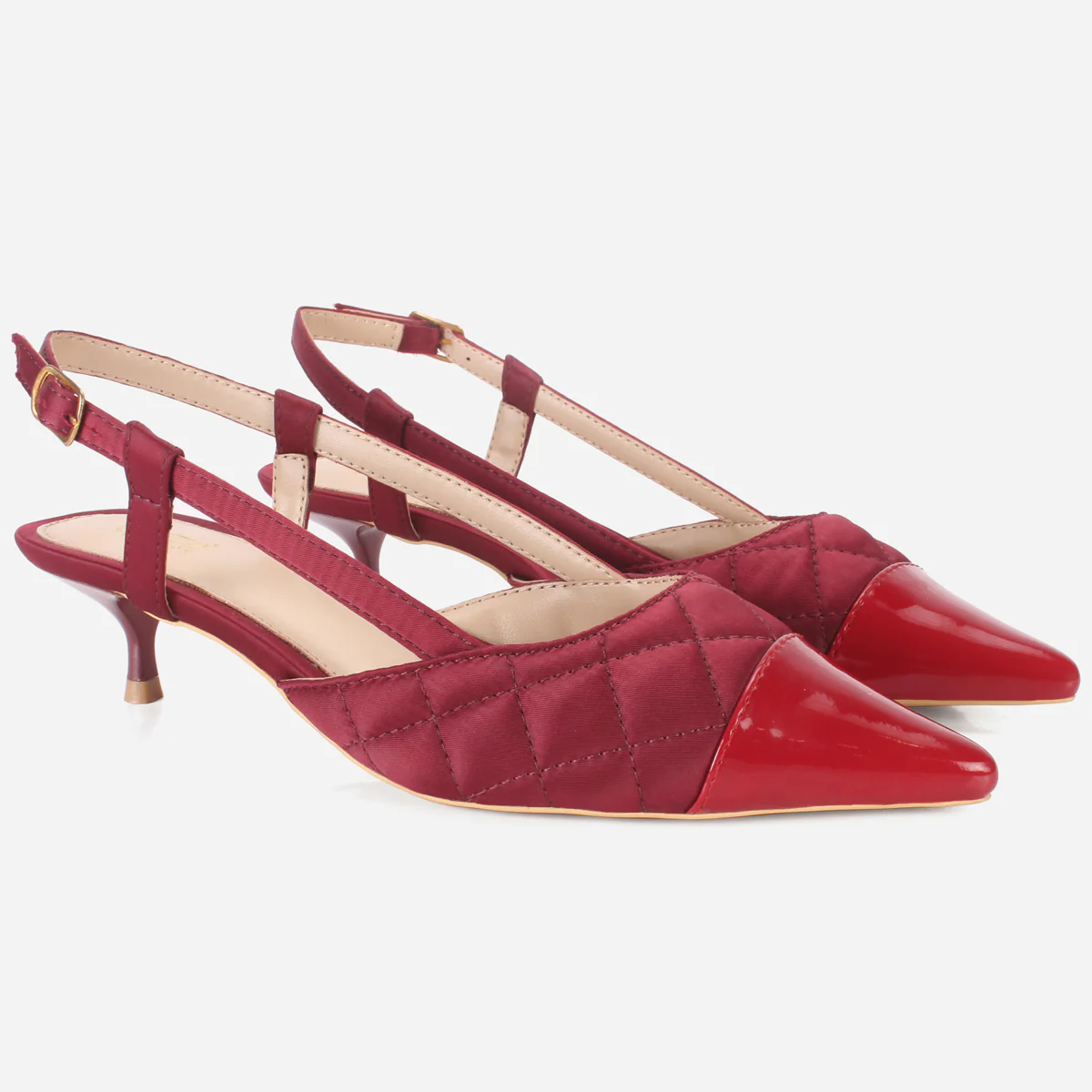 Womens "MARILI" Pointed Toe Back Strap Sandals - Image 2