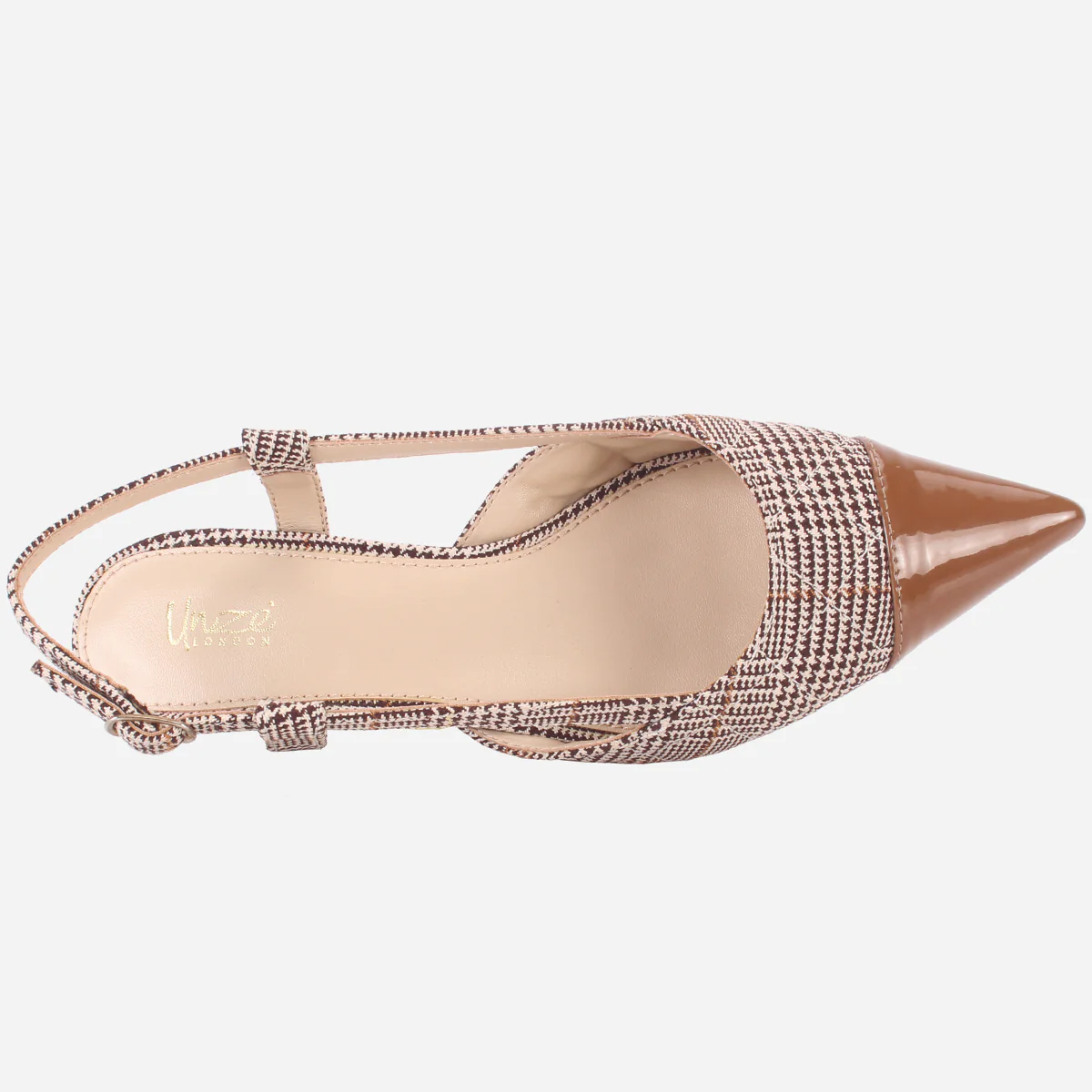 Womens "MARILI" Pointed Toe Back Strap Sandals - Image 4