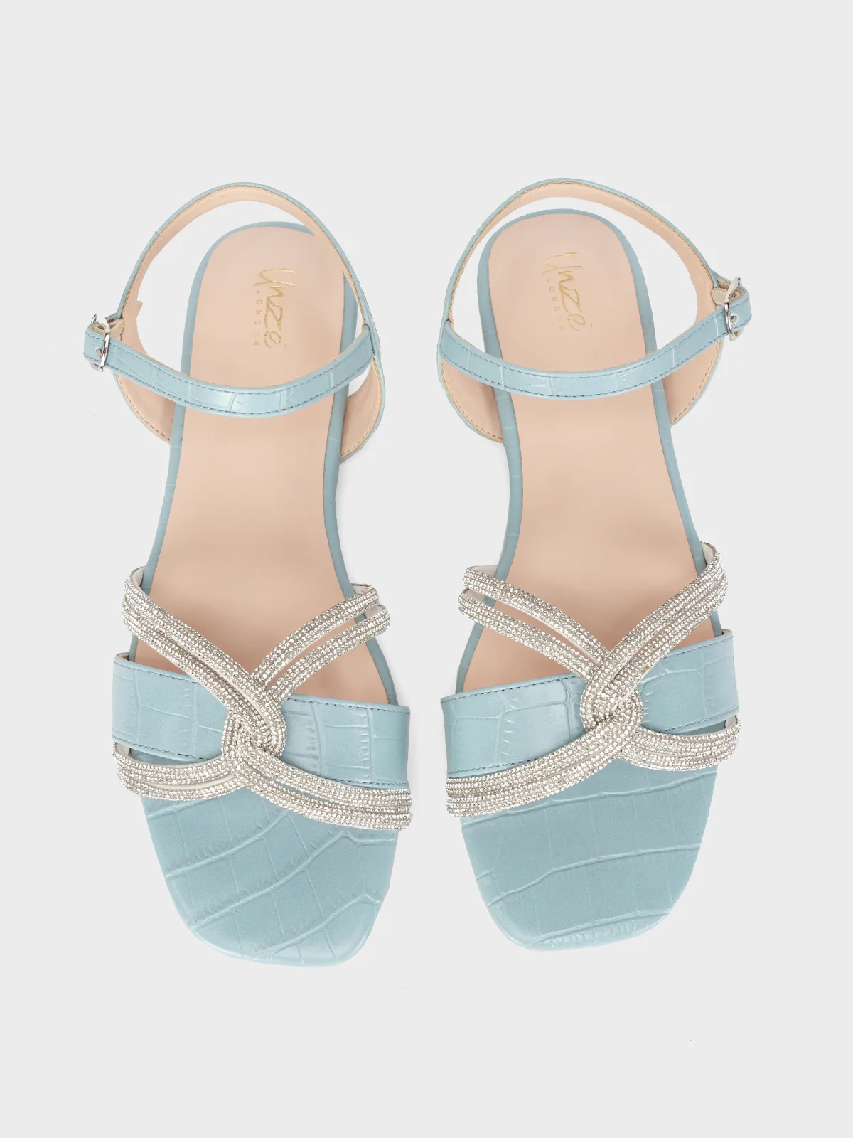 Women's "MARTINA" Crystals Detailing Sandals - Image 5