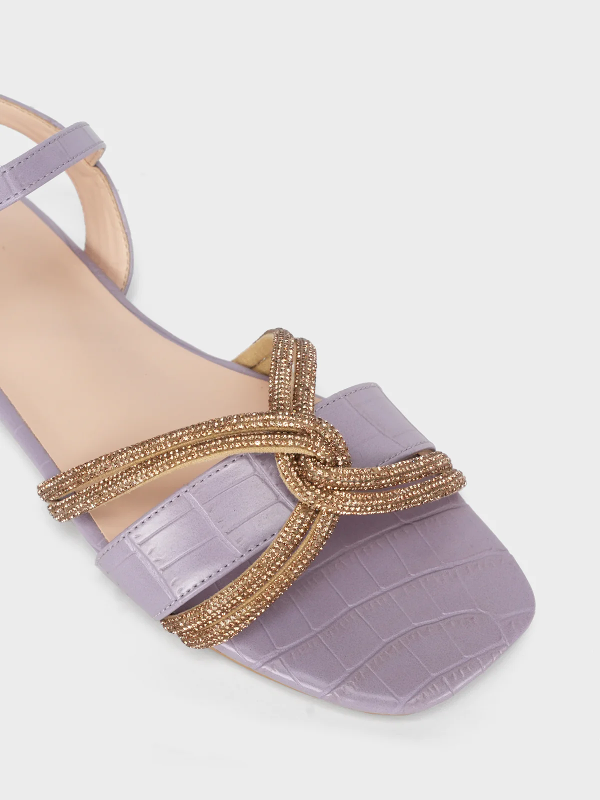 Women's "MARTINA" Crystals Detailing Sandals - Image 4