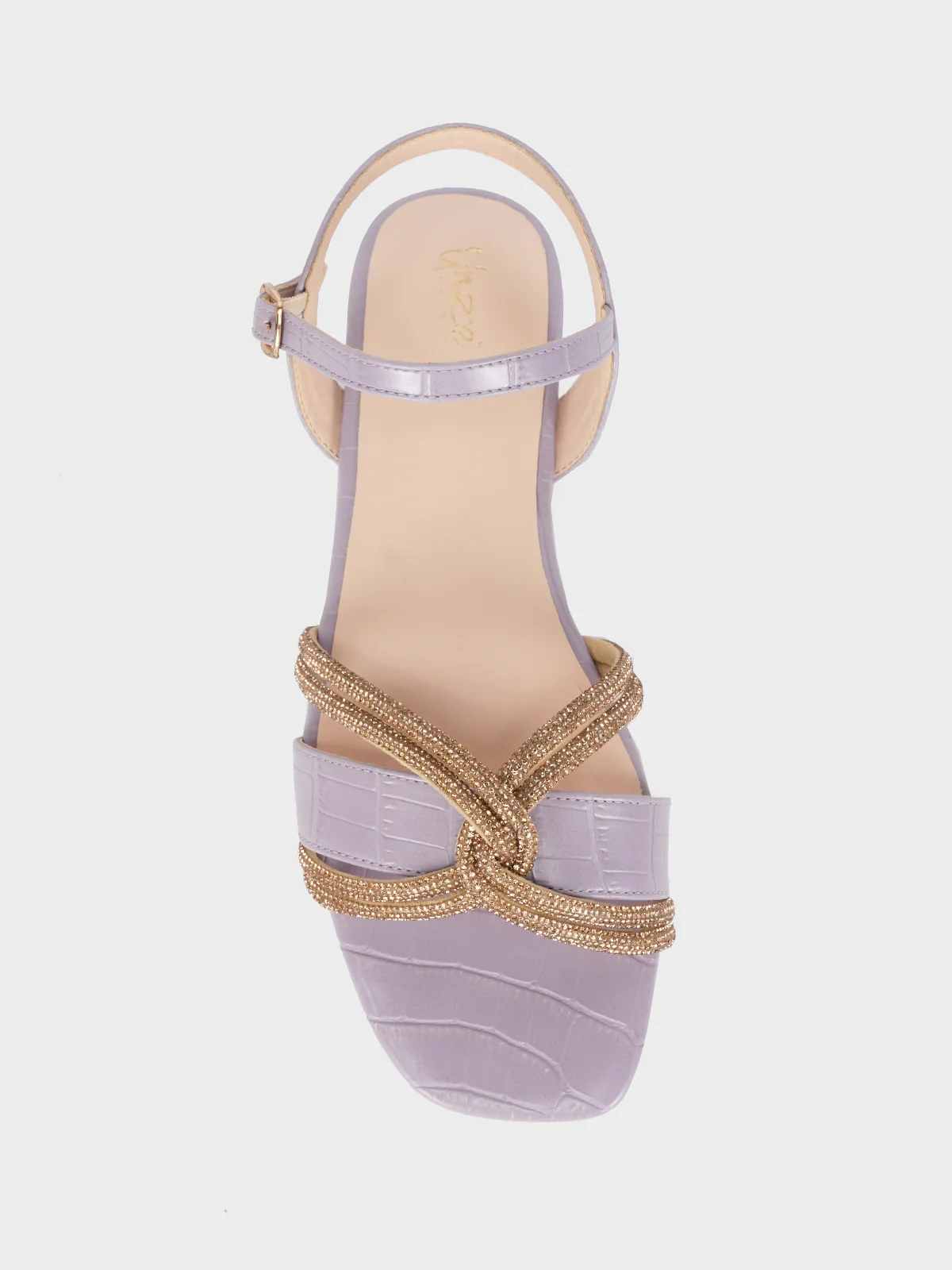 Women's "MARTINA" Crystals Detailing Sandals - Image 5