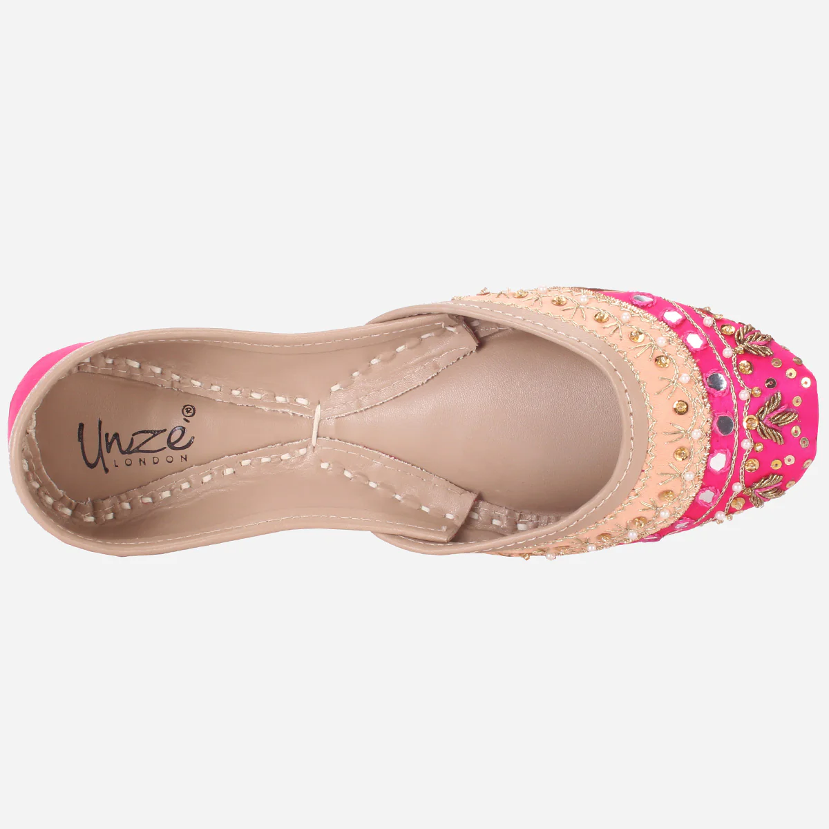 Womens "MIEKE" Stylish Flat Khussa - Image 4