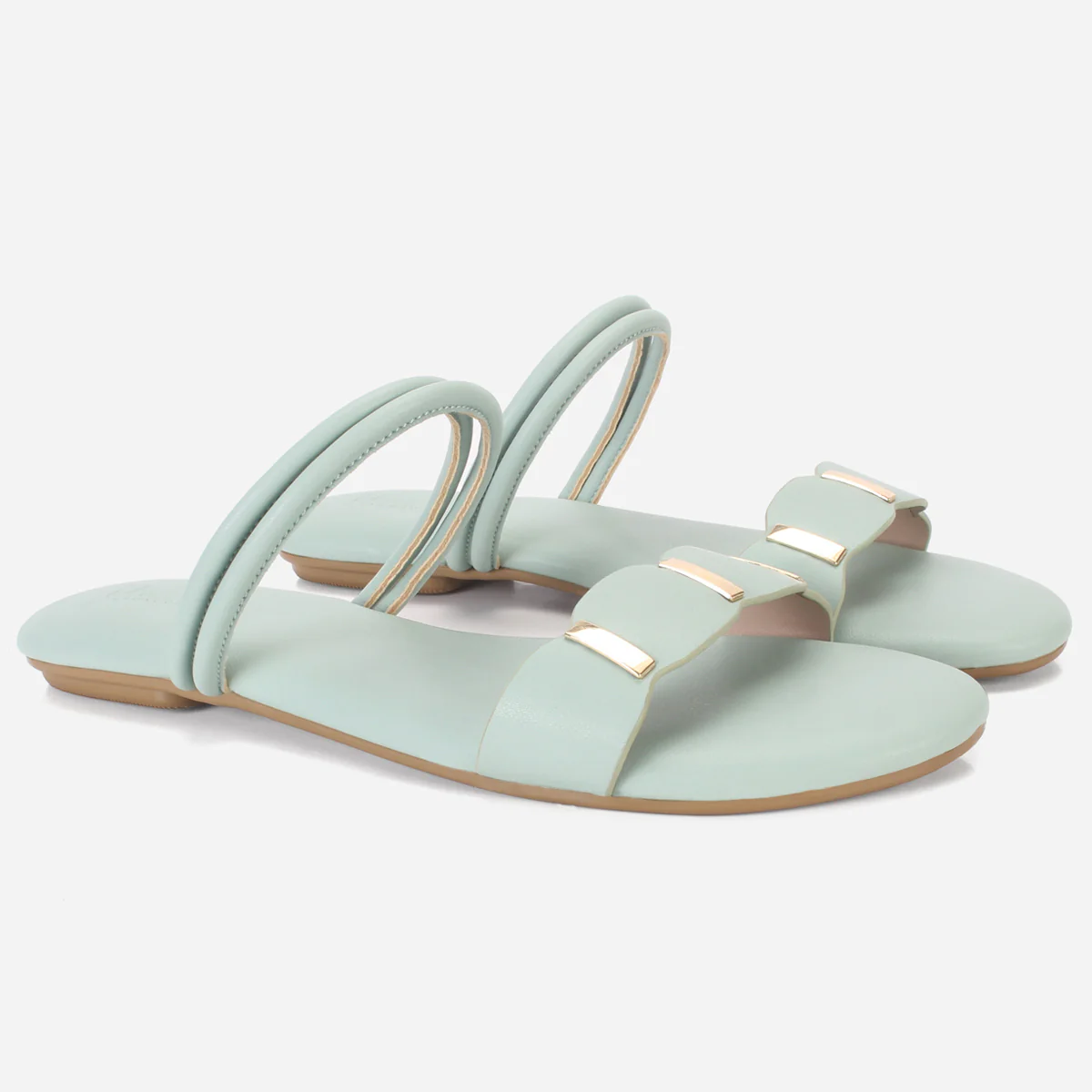 Womens "MILES" Comfy Flat Open-Toe Summer Slippers - Image 2