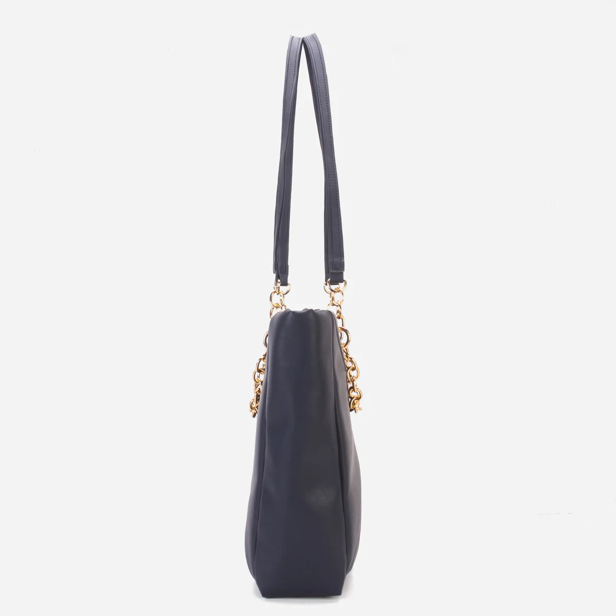 Women's "MILLANO" Chained Suede Tote Bag - Image 2