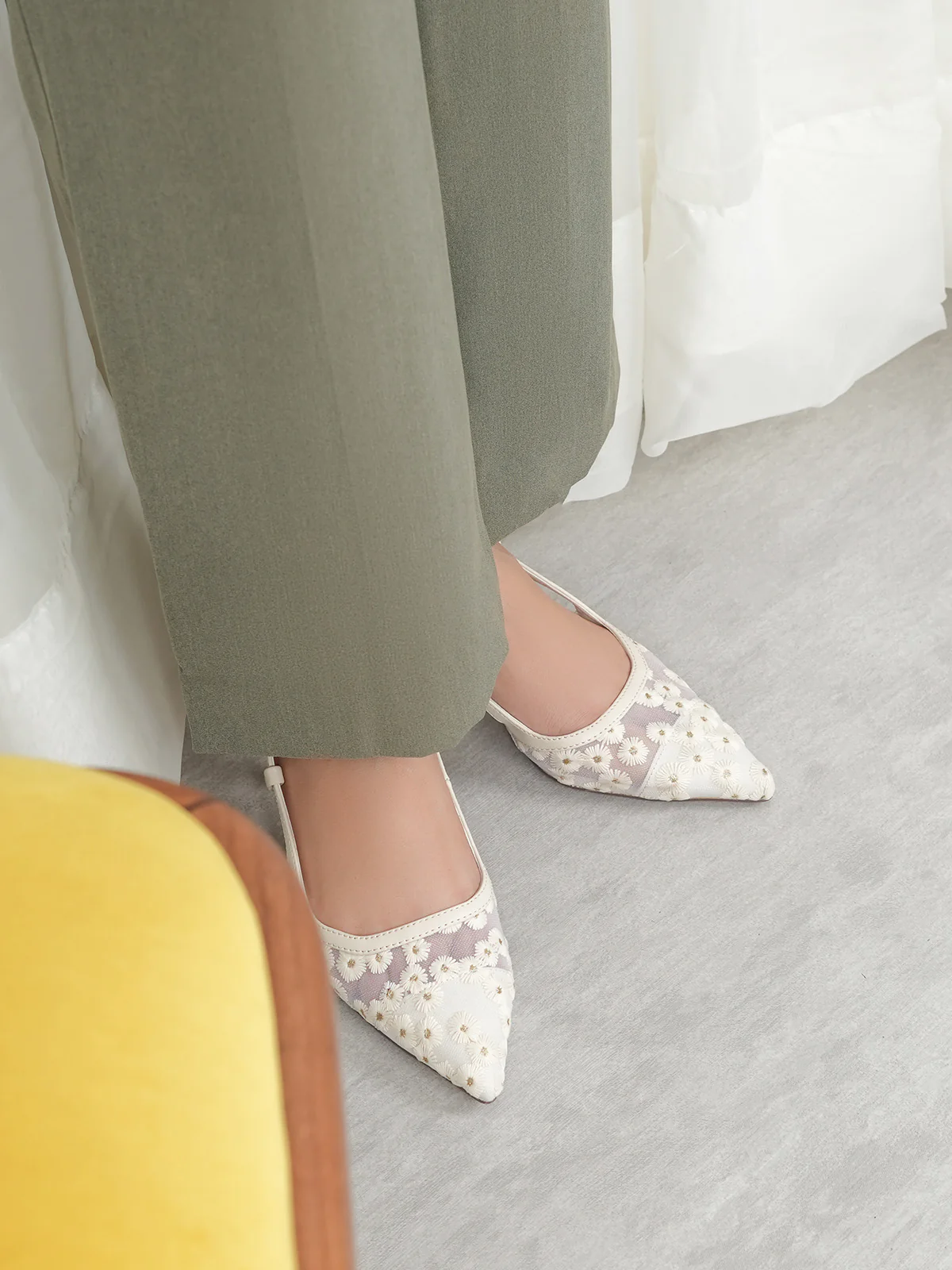 Womens "MINA" Spool Heels Sandals - Image 3