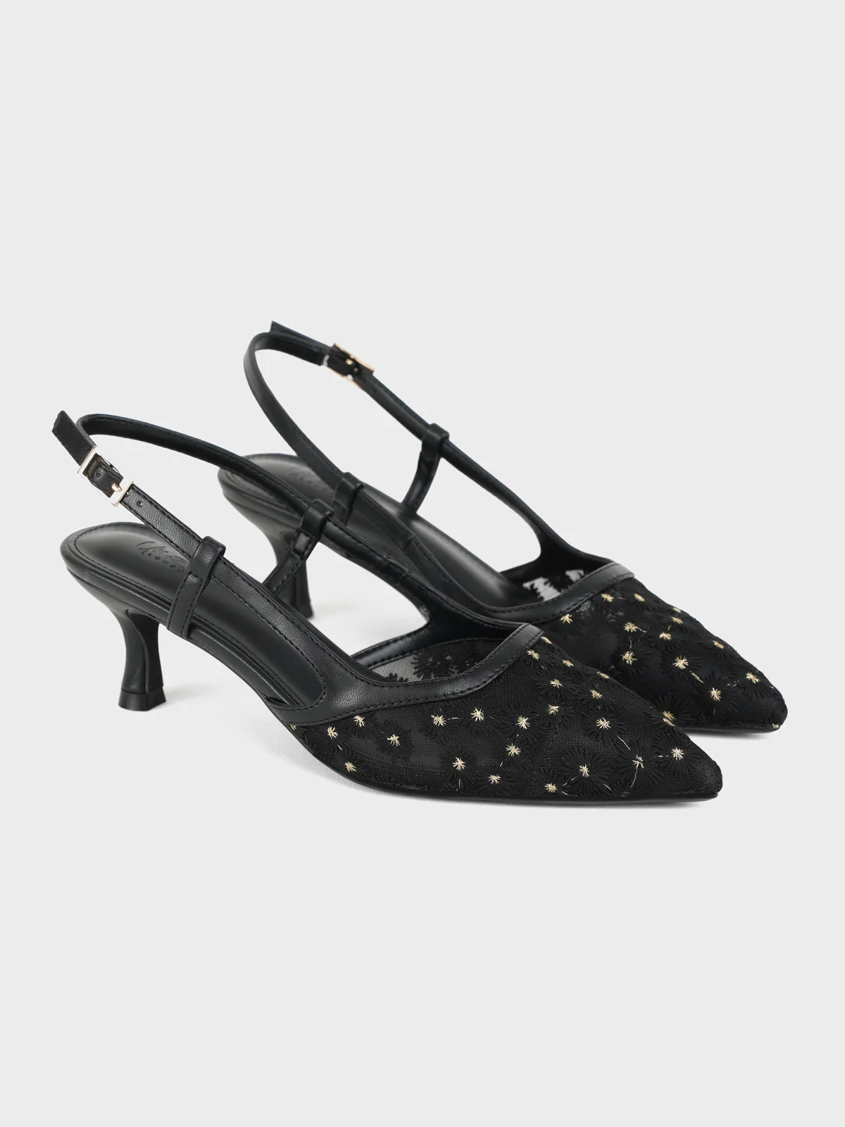 Womens "MINA" Spool Heels Sandals - Image 4