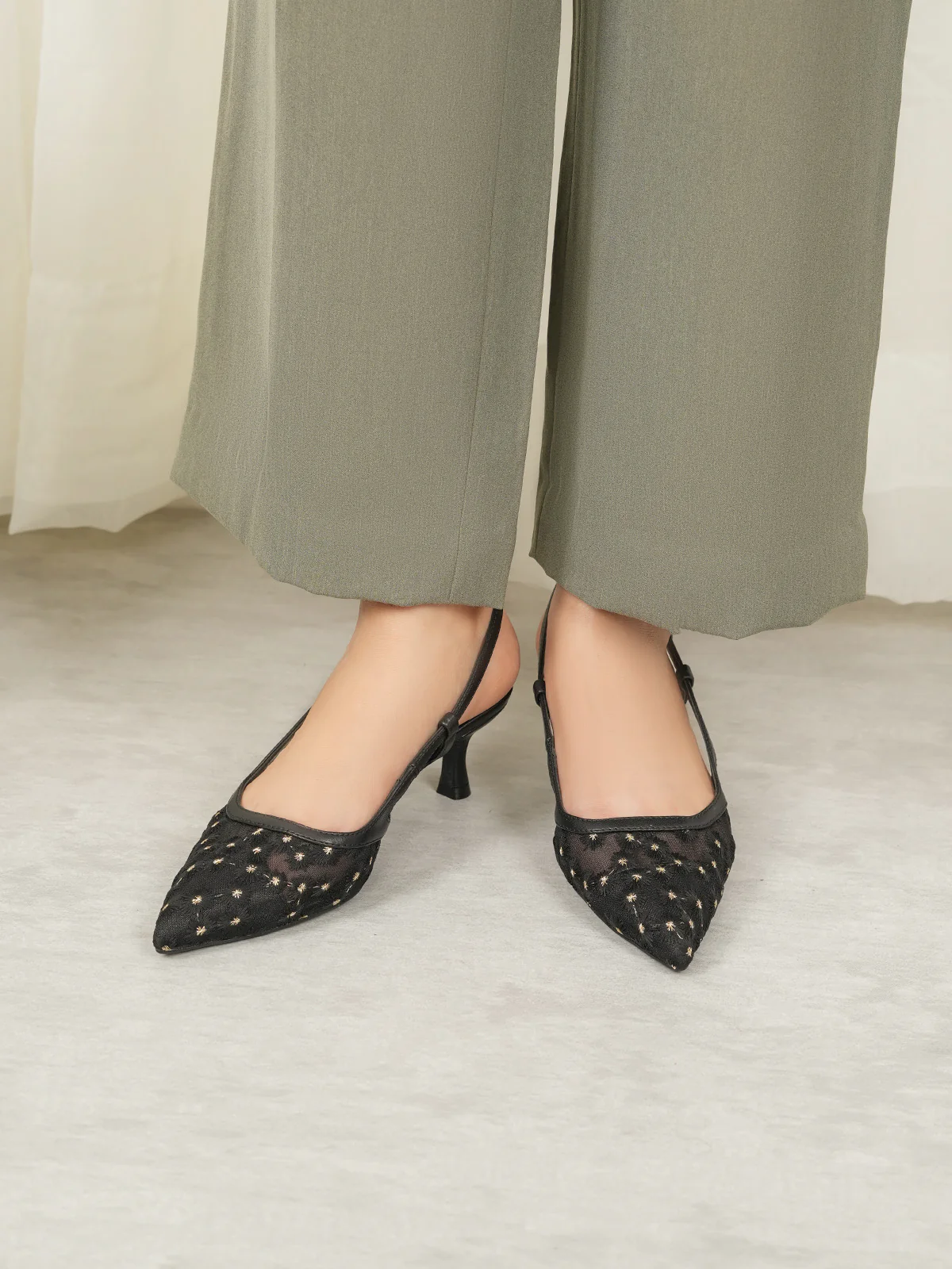 Womens "MINA" Spool Heels Sandals - Image 6