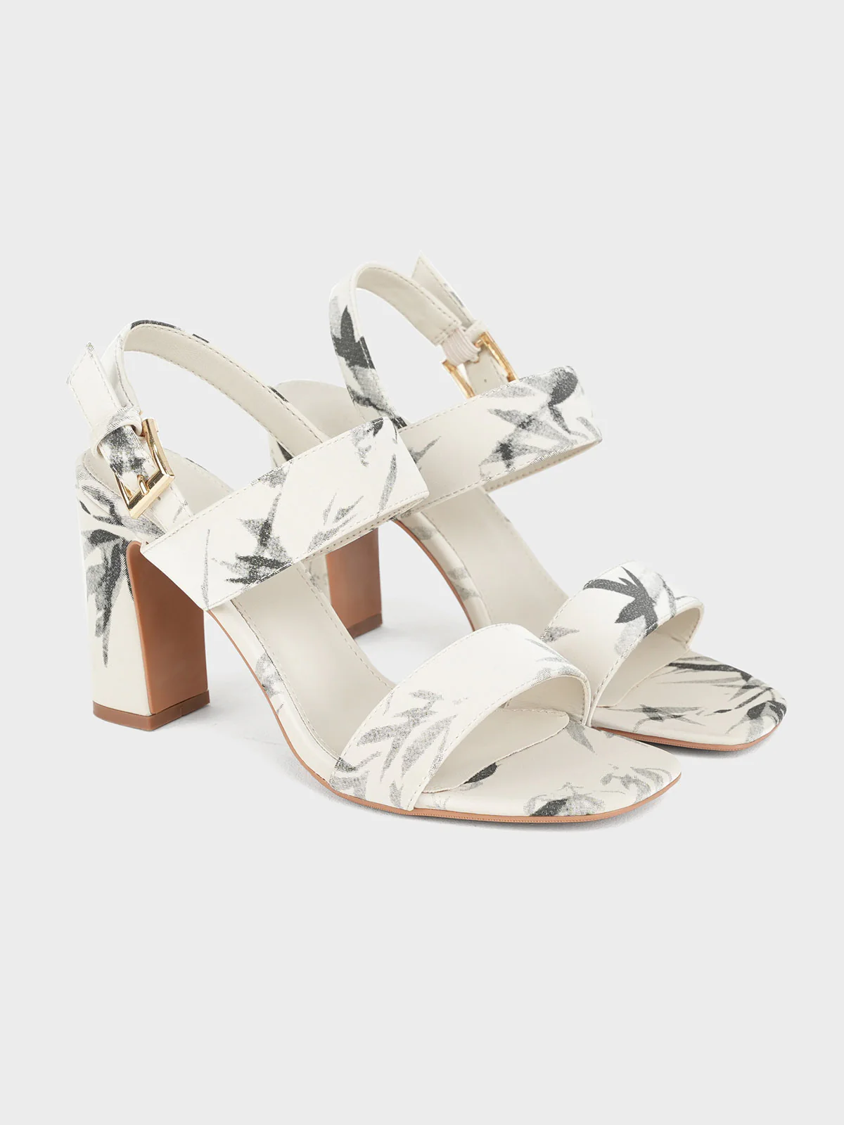 Womens "MINU" Block Heels Sandals - Image 4