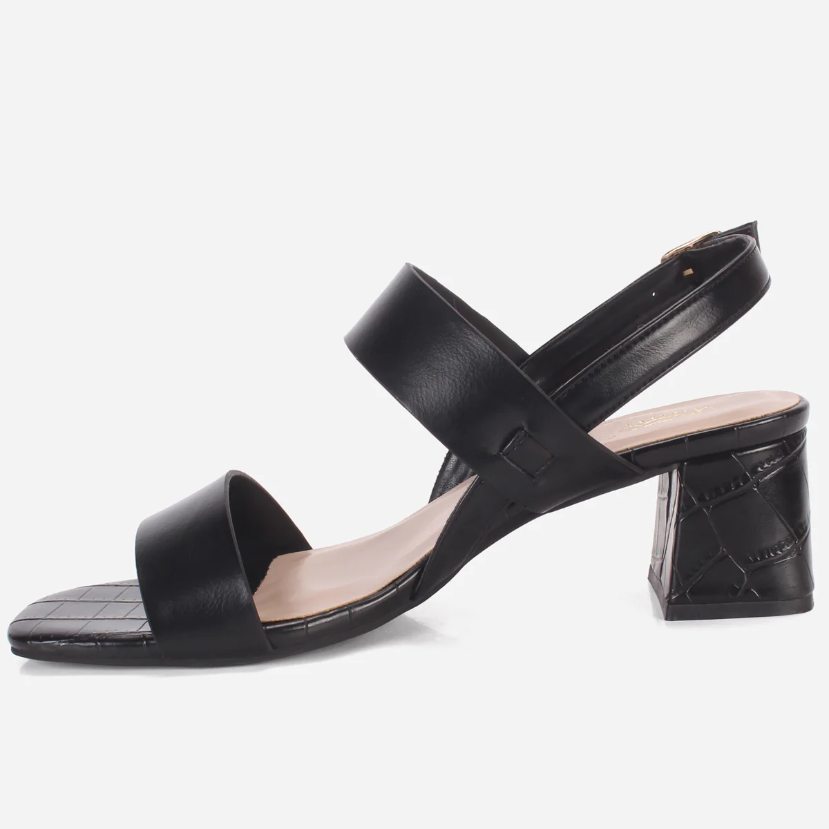 Women's "MOIERA" Block Heeled Open Toe Sandals - Image 3