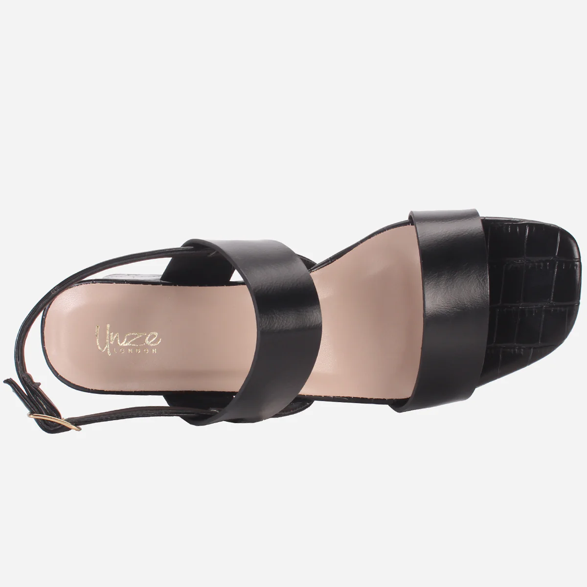 Women's "MOIERA" Block Heeled Open Toe Sandals - Image 4