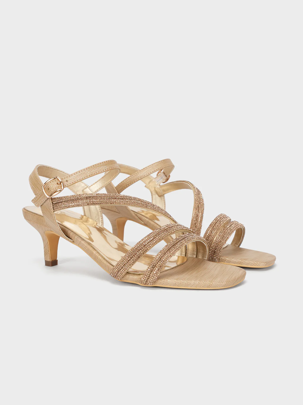 Women's "MOMUS" Glittery Party Sandals - Image 2