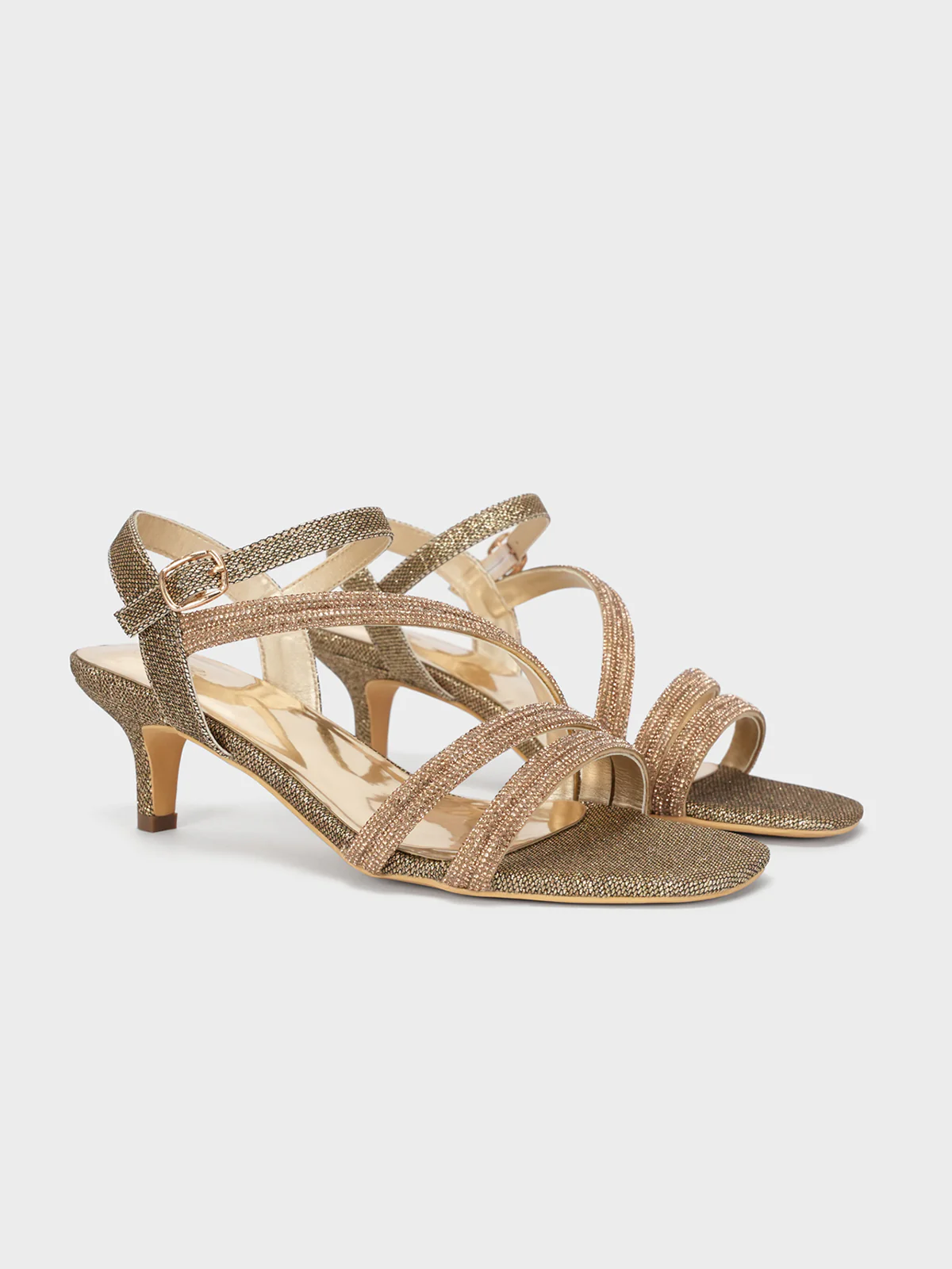 Women's "MOMUS" Glittery Party Sandals - Image 2