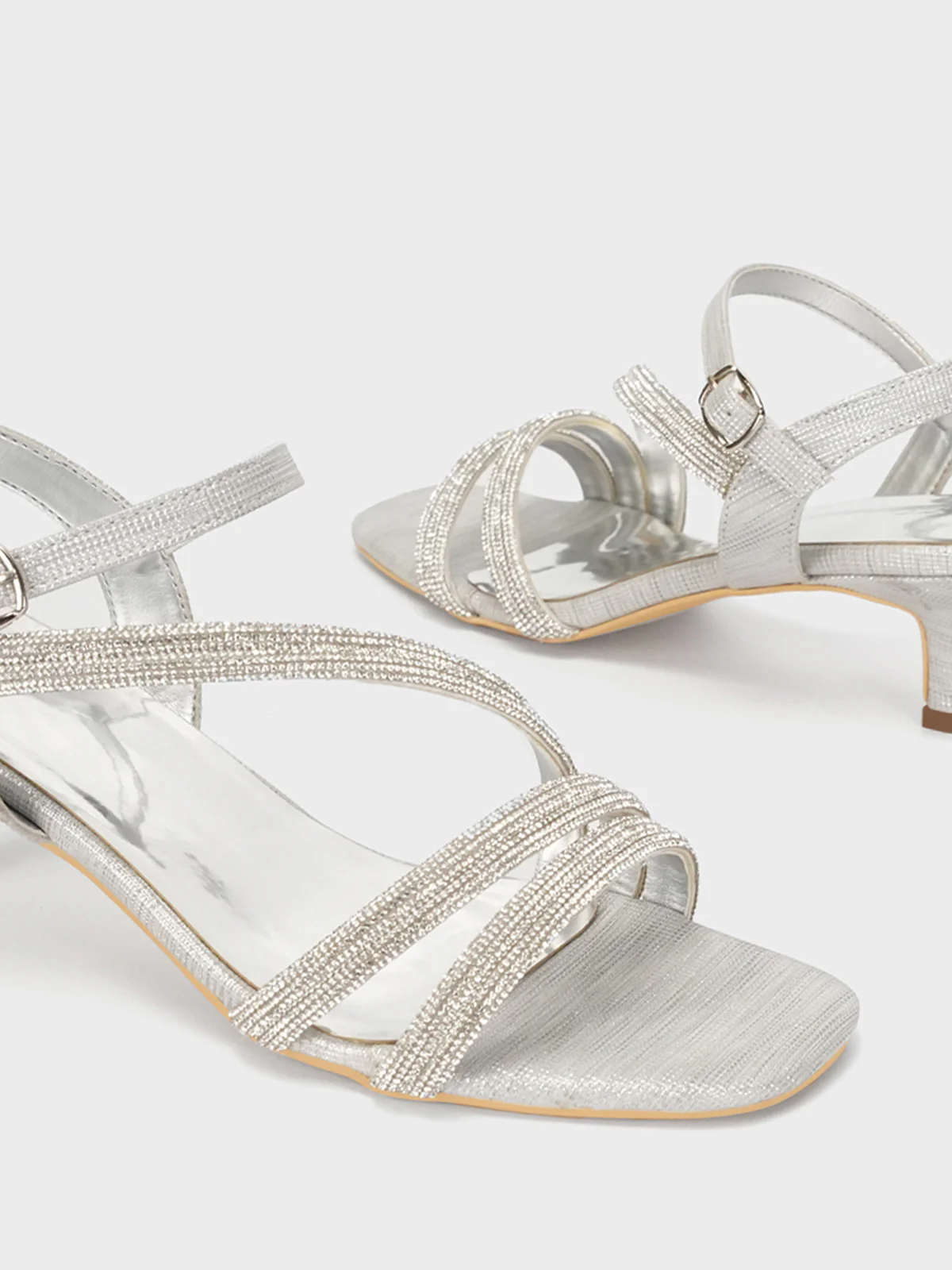 Women's "MOMUS" Glittery Party Sandals - Image 4
