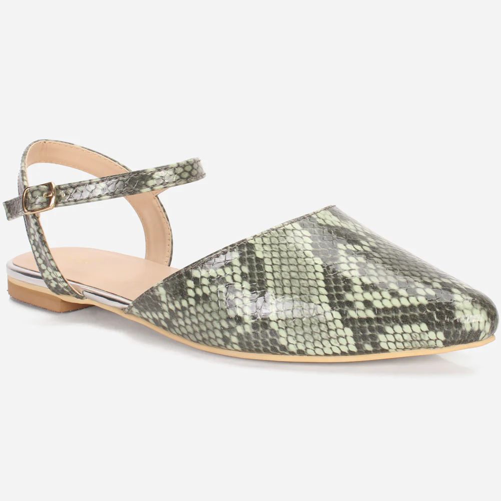 Womens "MONISHA" Pointy Flat Summer Sandals