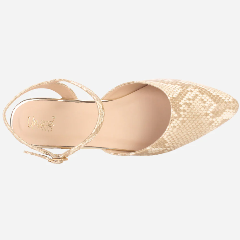 Womens "MONISHA" Pointy Flat Summer Sandals - Image 4