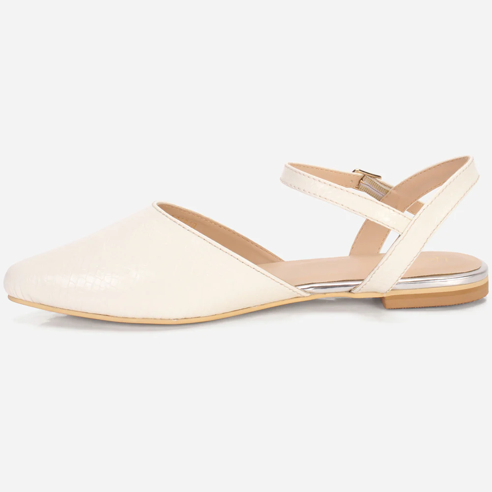 Womens "MONISHA" Pointy Flat Summer Sandals - Image 3