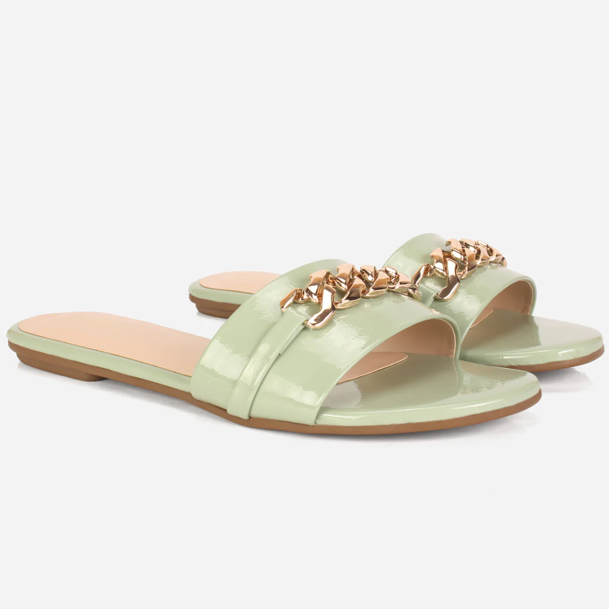 Women's "NARIA" Decorated Flat Summer Slippers - Image 2