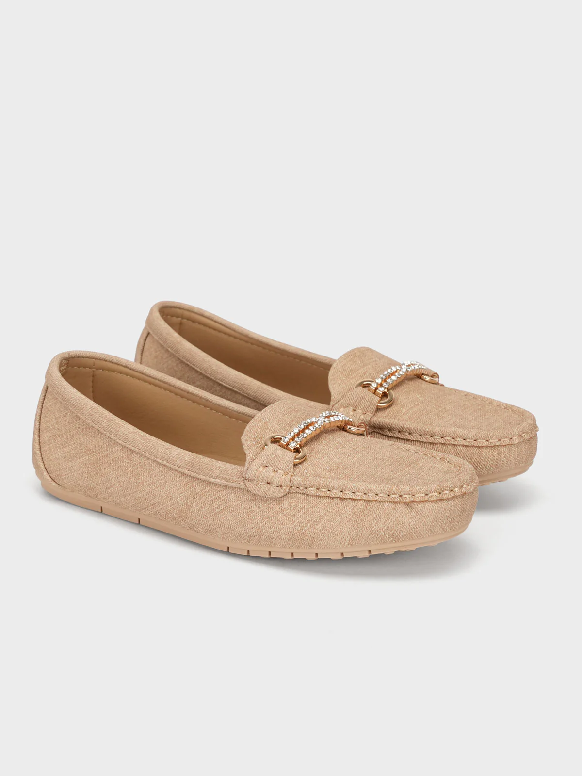 Womens "NARWAT" Flat Casual Moccasins - Image 2