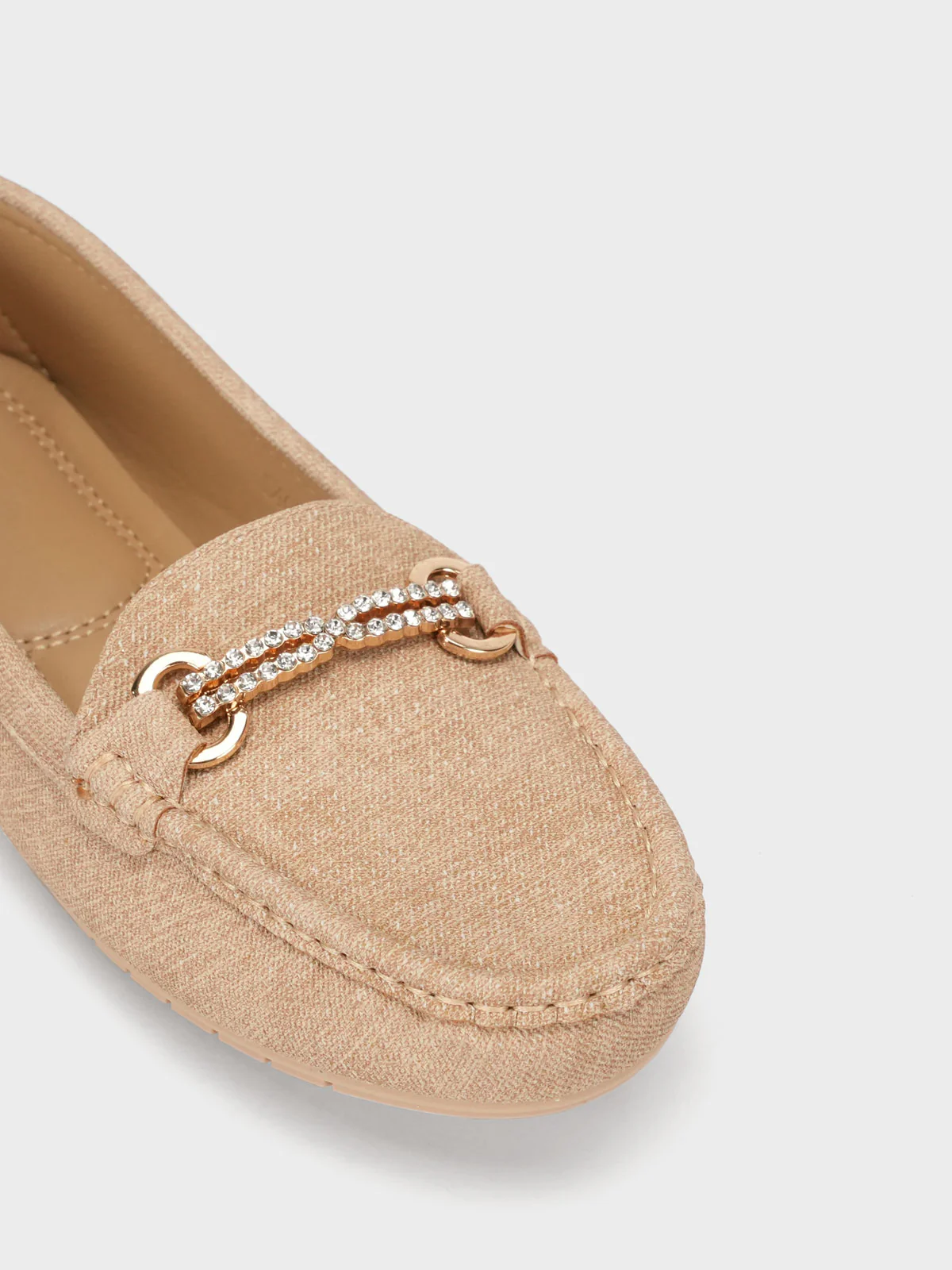 Womens "NARWAT" Flat Casual Moccasins - Image 4