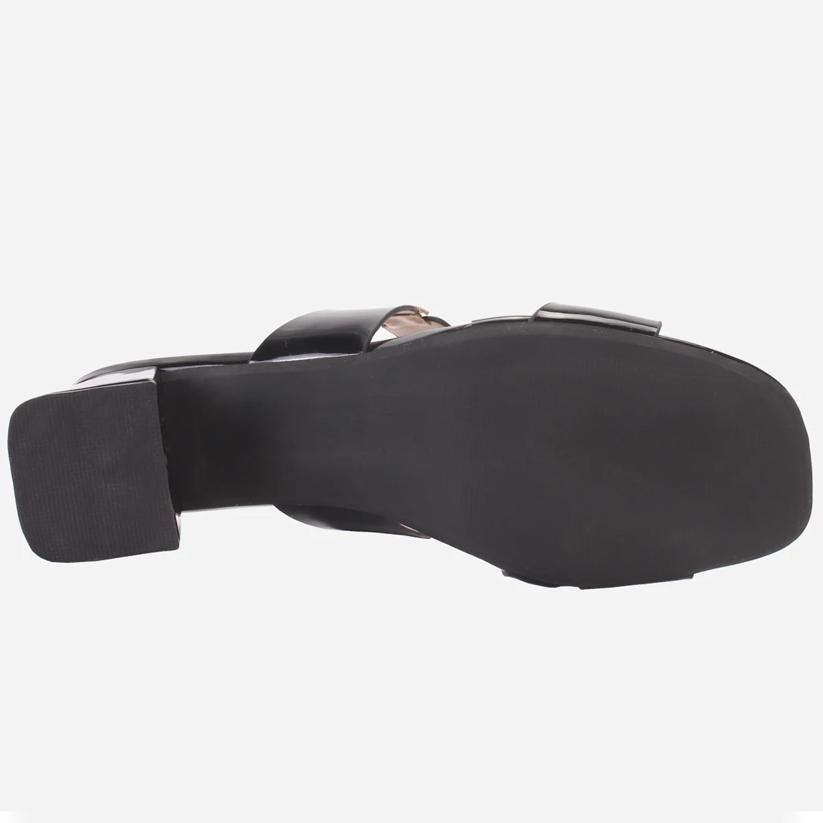 Womens "NATALIA" Fancy Block Heel Slide In Sandals - Image 5