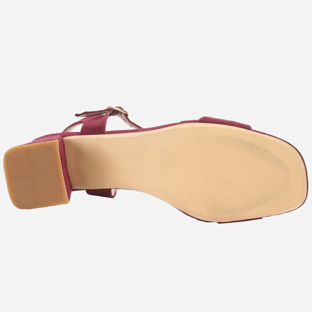 Womens "NAURAX" Fancy Block Heel Back Strap Sandals - Image 5