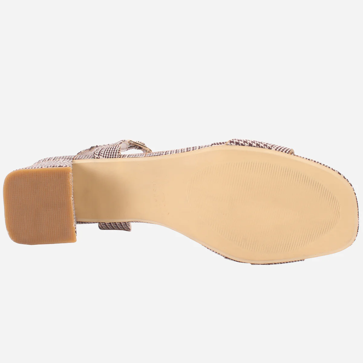 Womens "NAURAX" Fancy Block Heel Back Strap Sandals - Image 5