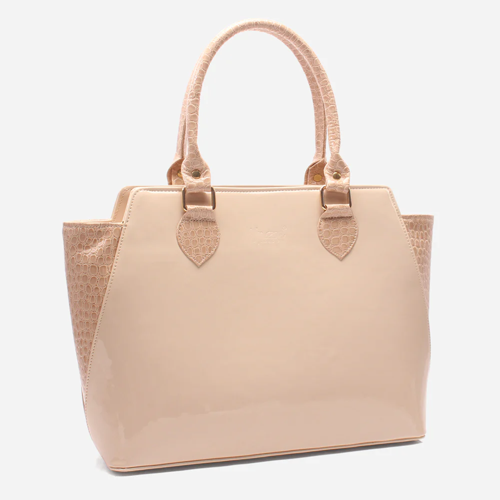Womens "NEILOS"Patent Hobo Shoulder Bag